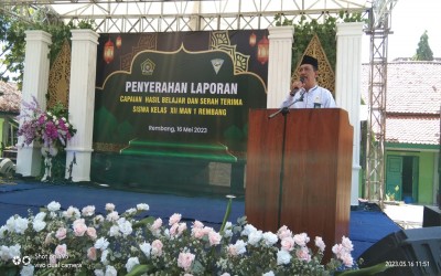 Kakankemenag Dorong MAN 1 Rembang Menjadi Madrasah Idola